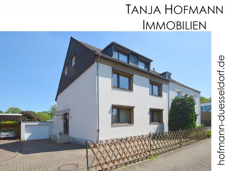 Au�enansicht D�sseldorf - Unterrath Doppelhaush�lfte Ein- Zweifamilienhaus mit ca. 250 m� Wohn- / Nutzfl�che und gro�em Garten