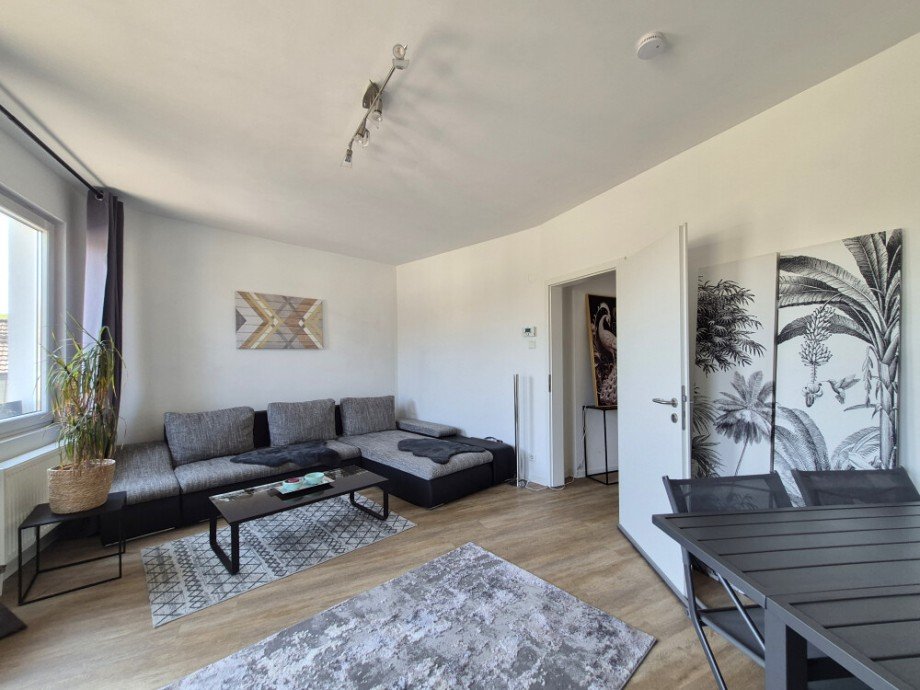 Wohnzimmer Dachgeschosswohnung D�sseldorf