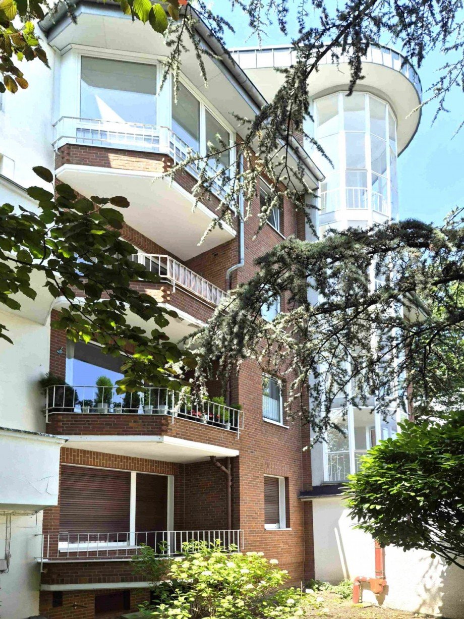 R�ckfront Erdgeschosswohnung D�sseldorf