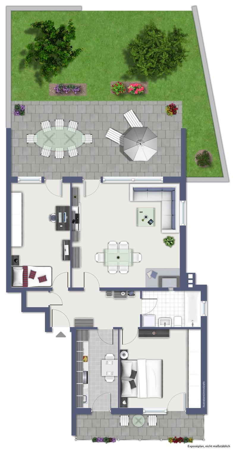  Etagenwohnung D�sseldorf