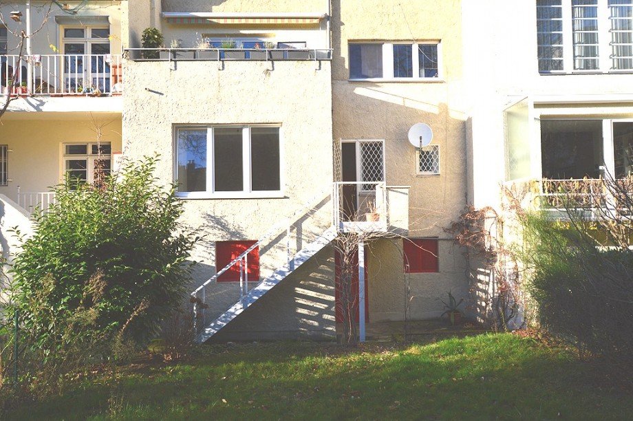 R�ckansicht Etagenwohnung D�sseldorf