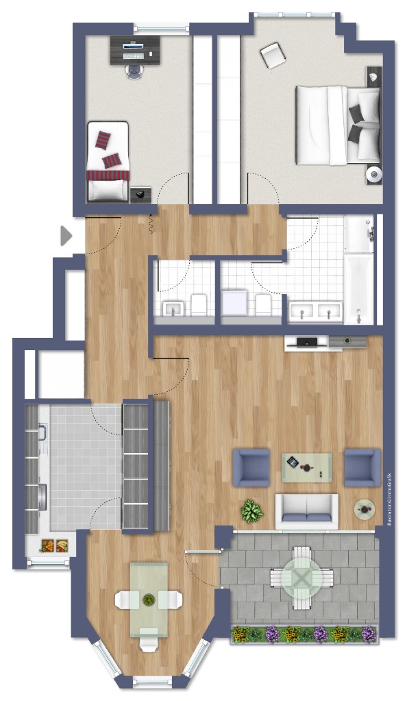  Etagenwohnung D�sseldorf