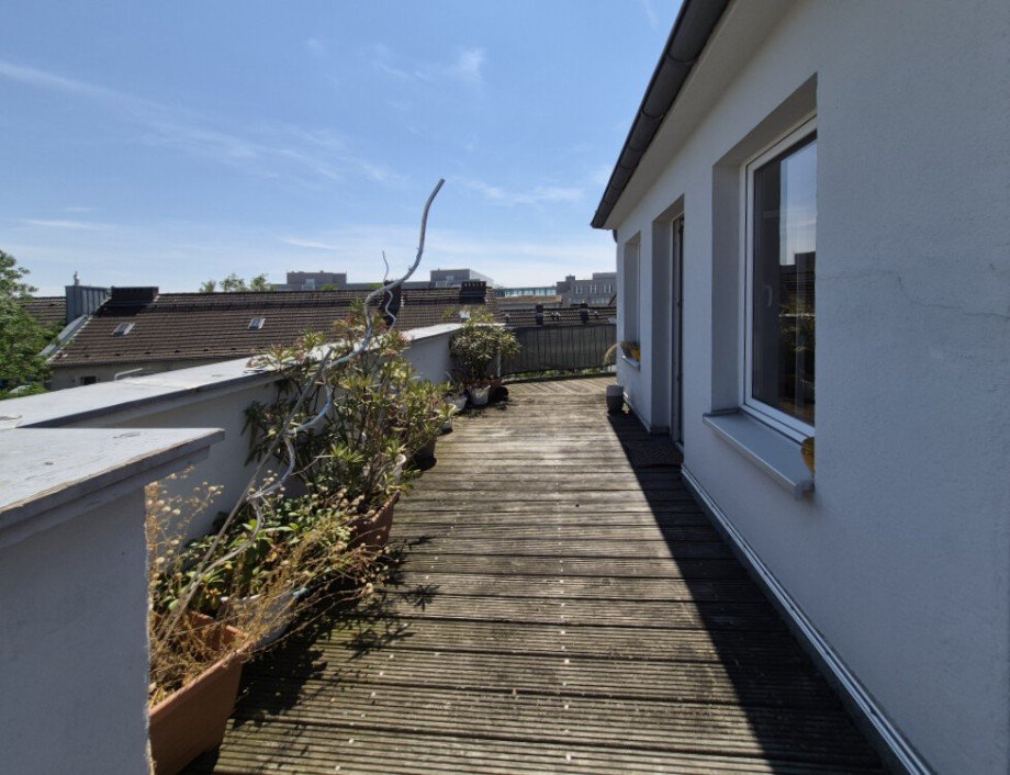 Balkon Dachgeschosswohnung D�sseldorf