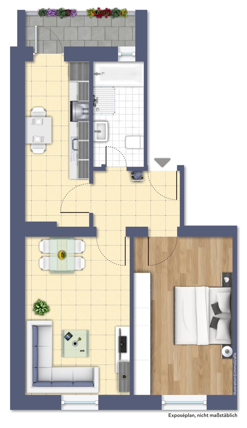  Etagenwohnung D�sseldorf
